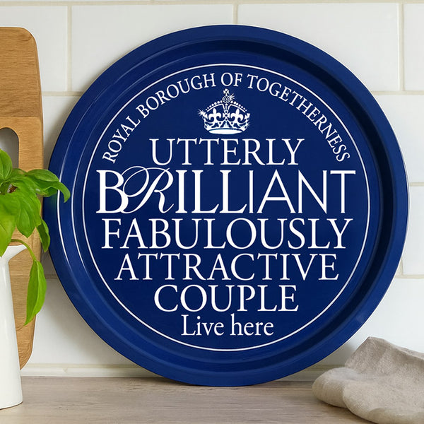 Utterly Brilliant Couple Tray