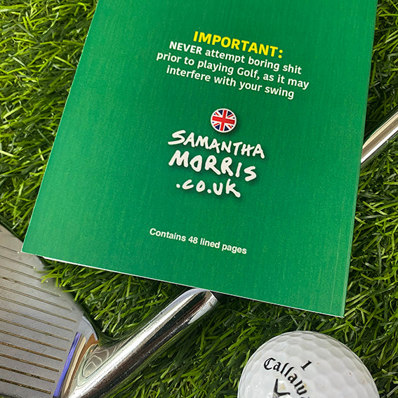 Boring Shit Golf Notebook