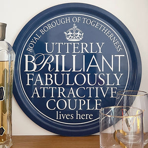 Brilliant Couple Large Tray