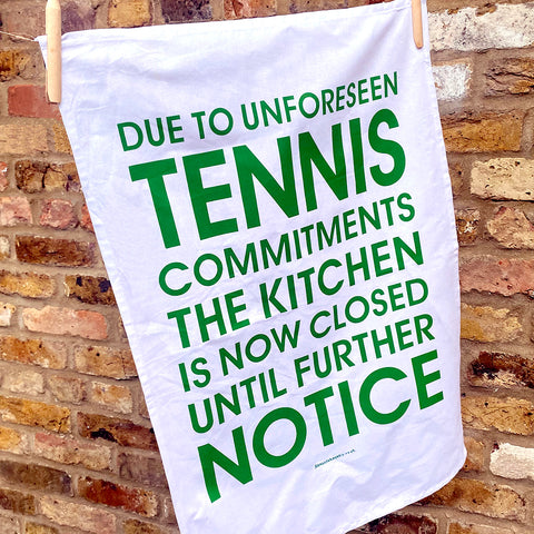 Tennis Tea Towel