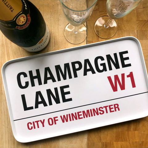 Champagne Lane Tray