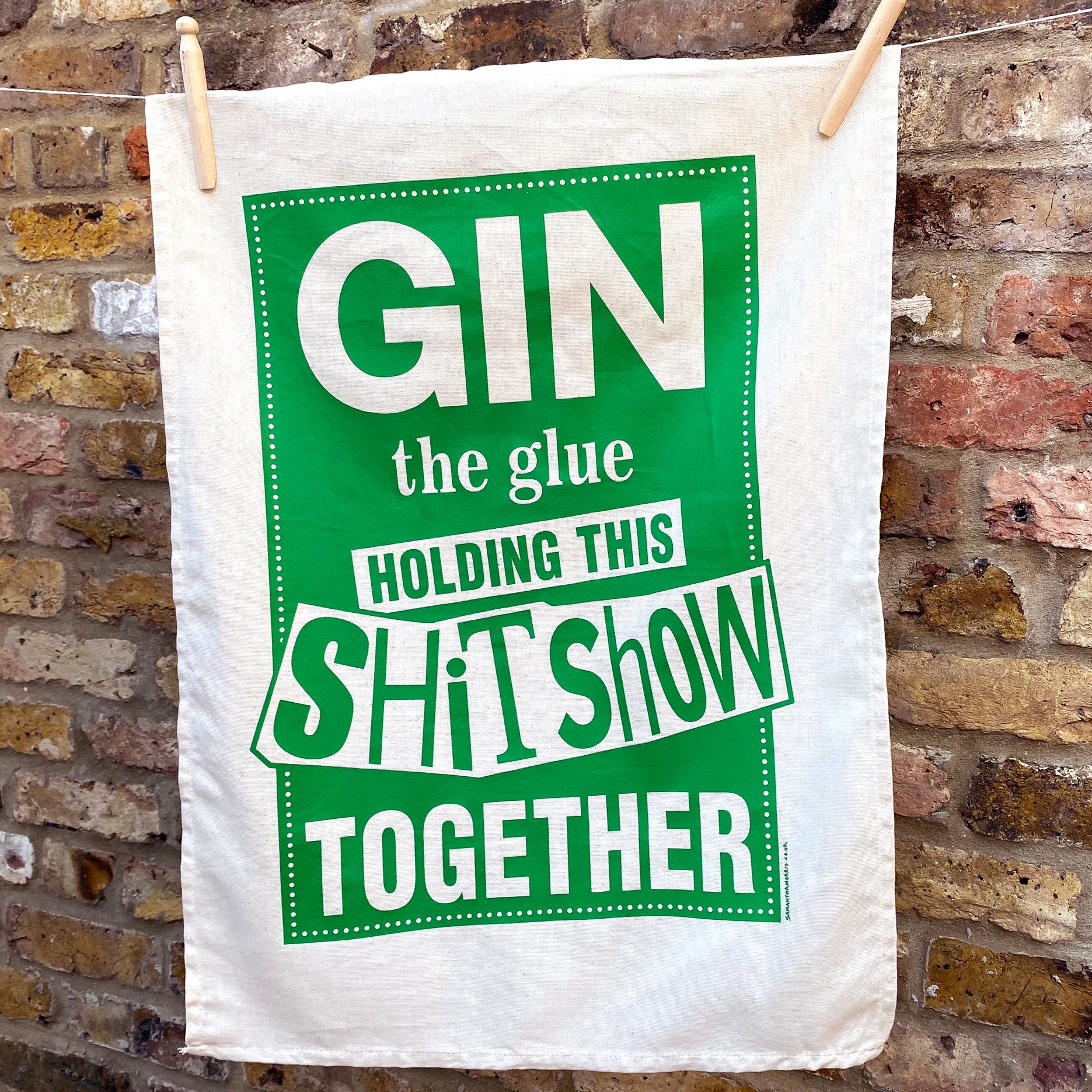 Gin Shit Show limited Edition Tea Towel