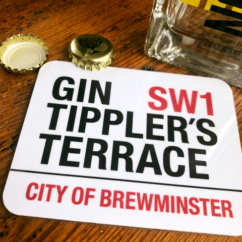 Gin Tippler's Terrace Brewminster Coaster