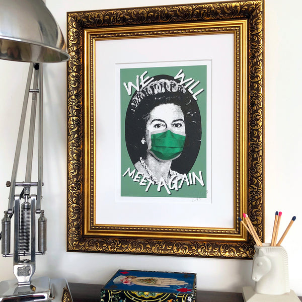 Green We Will Meet Again Signed Print