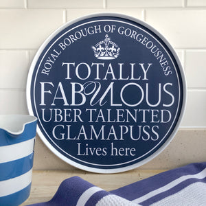 Fabulous Glamapuss Tray