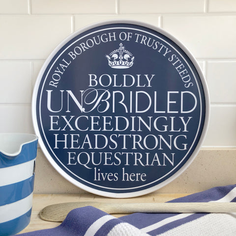 Headstrong Equestrian Tray