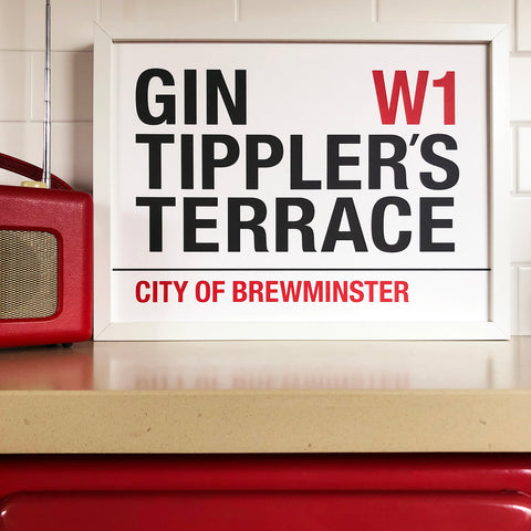 Gin Tippler's Terrace Print