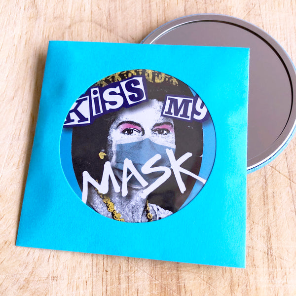 Limited Edition Kiss My Mask Pocket Mirror