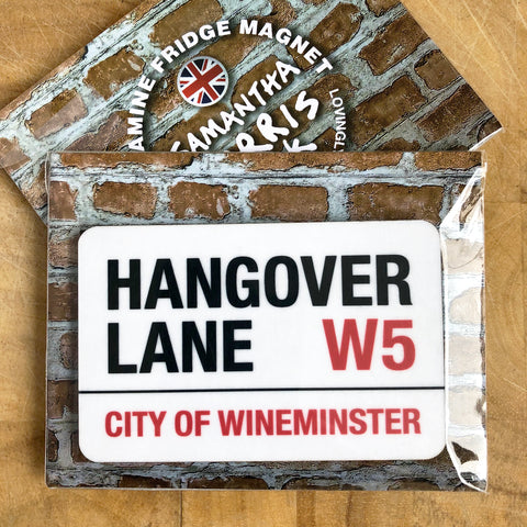 Hangover Lane Fridge Magnet