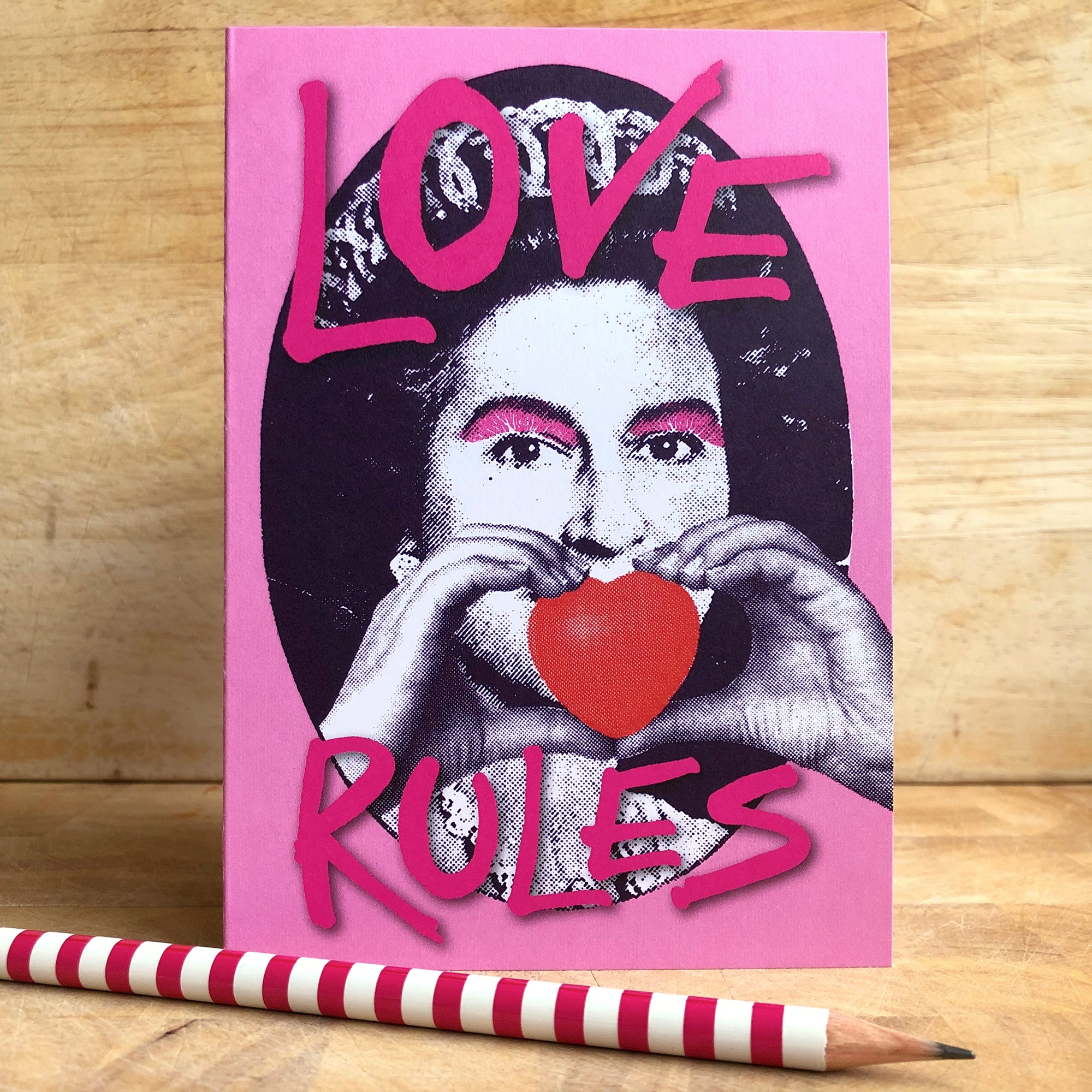 Love Rules Queenie Card