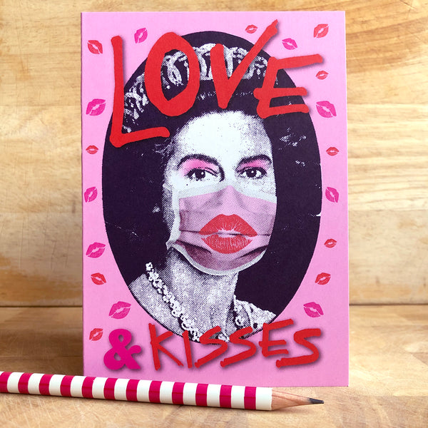 Love & Kisses Queenie Card