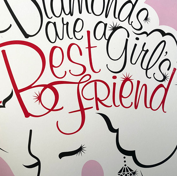 Diamond Girl Print
