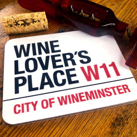 Wine Lover's Place Wineminster Coaster