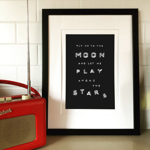 Fly me to The Moon... Print